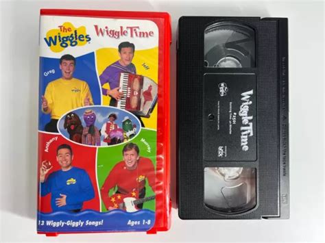 WIGGLES THE WIGGLE Time VHS 2000 Clam Shell Greg Jeff Anthony