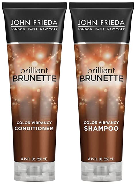 John Frieda Brilliant Brunette Color Vibrancy Shampoo And Conditioner