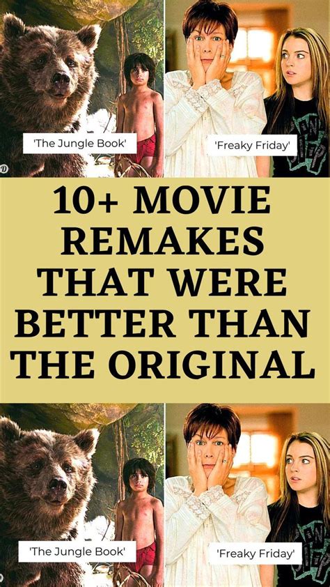 The Movie Poster For 10 Movies That Were Better Than The Original One With Pictures Of People