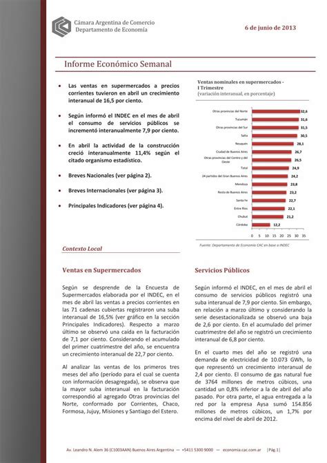 Pdf Informe Econ Mico Semanal Cia Informe Econ Mico Semanal