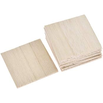 YNuth Lot de 20 Planches Balsa Pour Maquette Modèle de Bois épaisseur