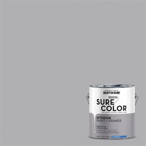 Rust Oleum® Sure Color® Interior Wall Paint Storm Gray 128 Fl Oz Kroger