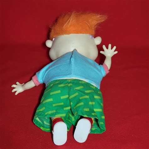 Viacom Rugrats Scared Chuckie Finster Plush Doll Toy Pull String 1996 Etsy