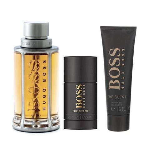 Hugo Boss The Scent Sæt 100 ml Edt Deo Showergel