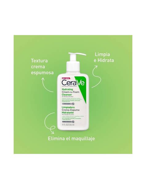 Cerave Limpiadora Crema Espuma Hidratante Ml