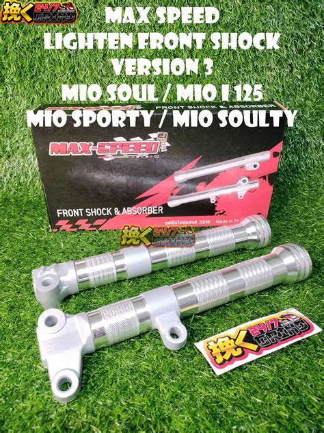 LIGHTEN FRONT SHOCK MAX SPEED VERSION 3 YAMAHA MIO SPORTY MIO I 125