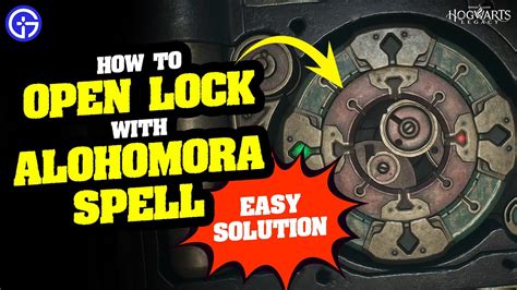 How To Solve Lock Picking Puzzle In Hogwarts Legacy Alohomora Spell