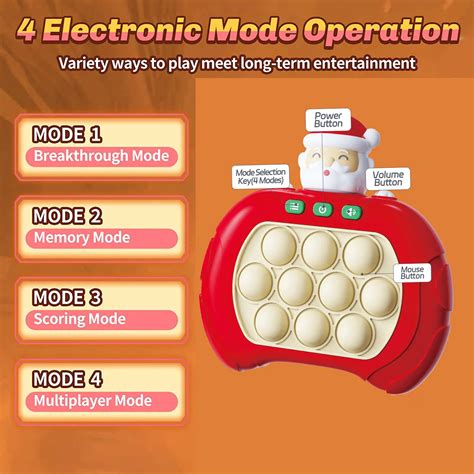 New Hot Quick Push Bubble Game Console Electronic Pop It Game