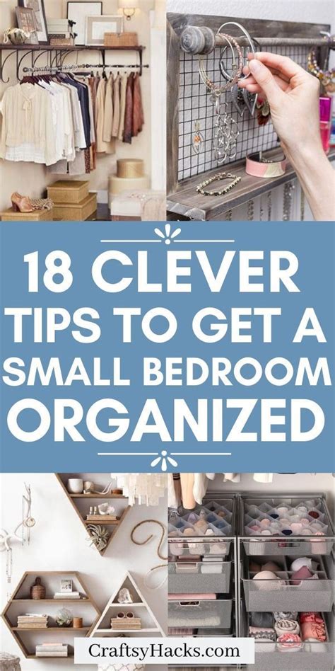 40 Ways To Organize A Small Bedroom Artofit