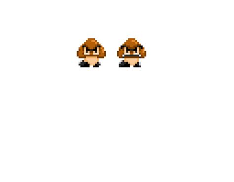 8 Bit Goomba Pixel Art