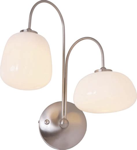 Moderne Wandlamp Steinhauer Glas Modern G9 L 29cm Voor