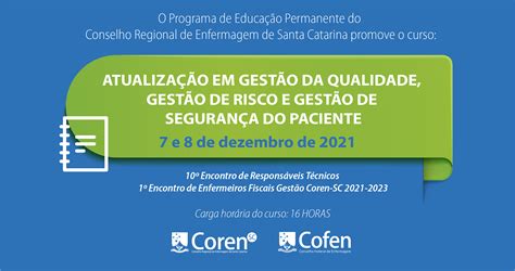 Encontro Rt Coren Sc Conselho Regional De Enfermagem De Santa