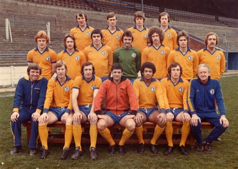 Mansfield Town Team Group In 1976 77 Mansfield Town Retro Football