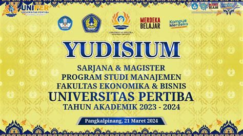 YUDISIUM SARJANA MAGISTER PROGRAM STUDI MANAJEMEN FAK EKONOMIKA DAN