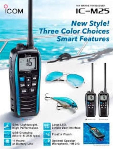 Jual Ht Icom Ic M Vhf Radiomarine Tranceiver Waterproof Ipx Radio