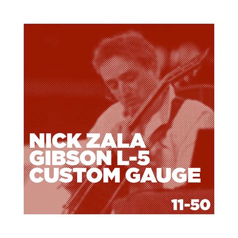 Nick Zala Custom Gauge L 5 Nickel Wound 11 50 Electric Guitar Reverb