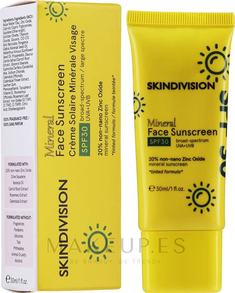 Crema Protectora Solar Facial Mineral Spf Skindivision Face