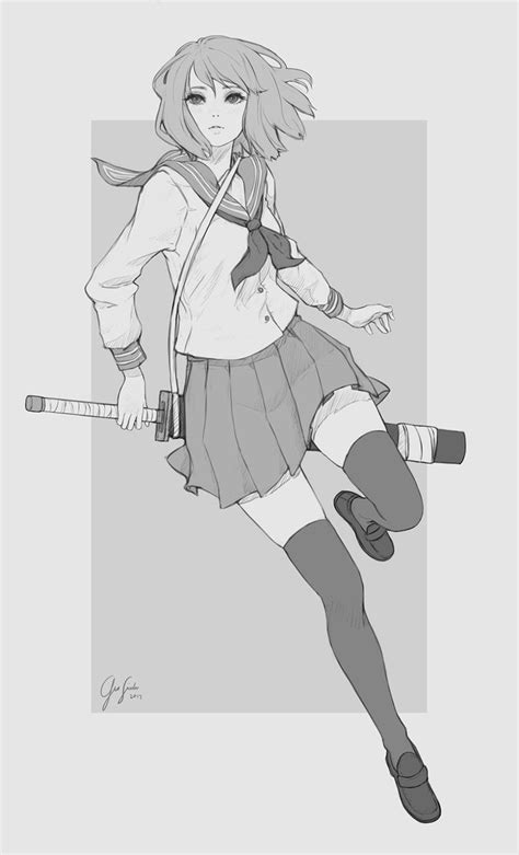 ArtStation - OC Sketch, Geo Siador | Anime poses reference, Manga poses ...