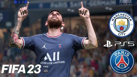 FIFA 22 Manchester City Vs PSG UEFA Champions League PS5