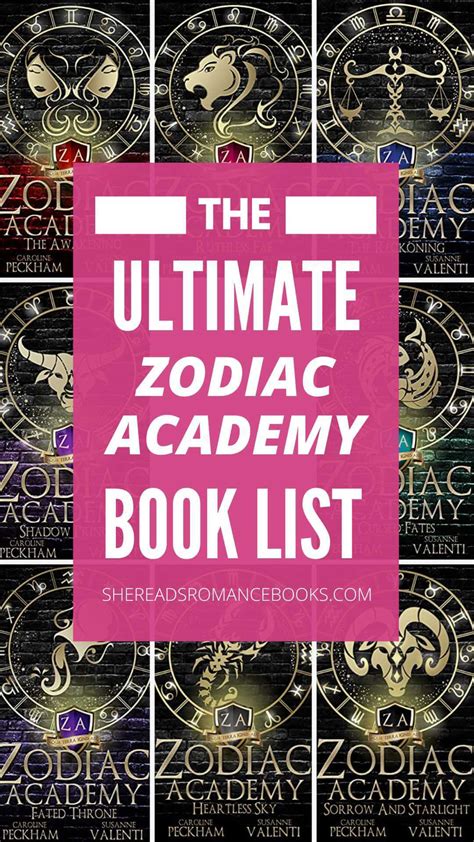 Zodiac Academy Series The Complete Book List To The 52 Off