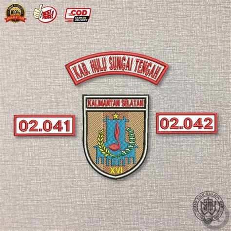 jual bordir badge krda pramuka lokasi krda bordir nomor gudep