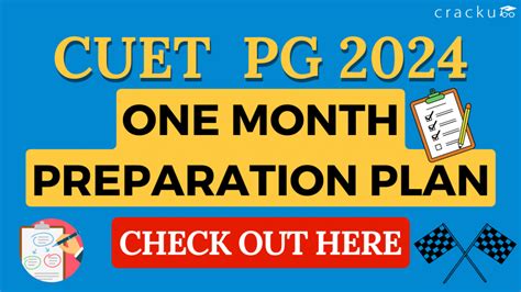 Cuet Pg One Month Preparation Plan