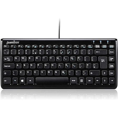 Perixx Periboard P Wired Ps Mini Keyboard Black Uk Layout