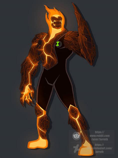 Here Is A Diamondhead And Heatblast Fusion By Jurroth On Deviantart