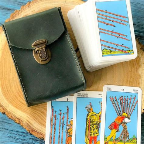 Tarot Leather Case Tarot Deck Box Tarot Pouch Tarot Bag Etsy