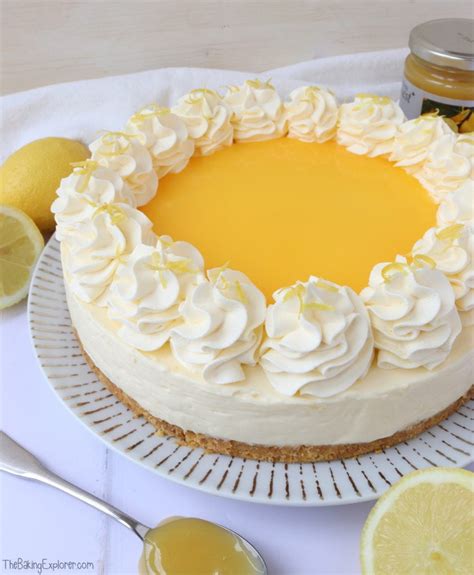 Lemon Curd Cheesecake No Bake The Baking Explorer