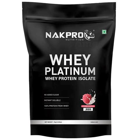 Nakpro Nutrition Whey Platinum Protein Isolate For Muscle Recovery Flavour Powder Lychee Buy