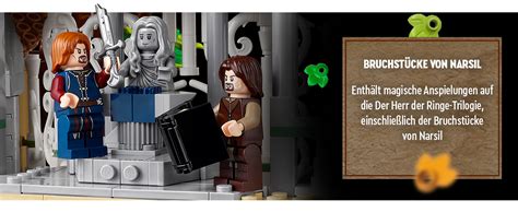 Lego Icons Der Herr Der Ringe Bruchtal Gro Es Set Mit