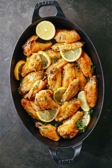 Lemon Pepper Wings Recipe - NatashasKitchen.com