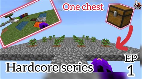 I Started A New Hardcore Journey In Minecraft One Chest Block Video