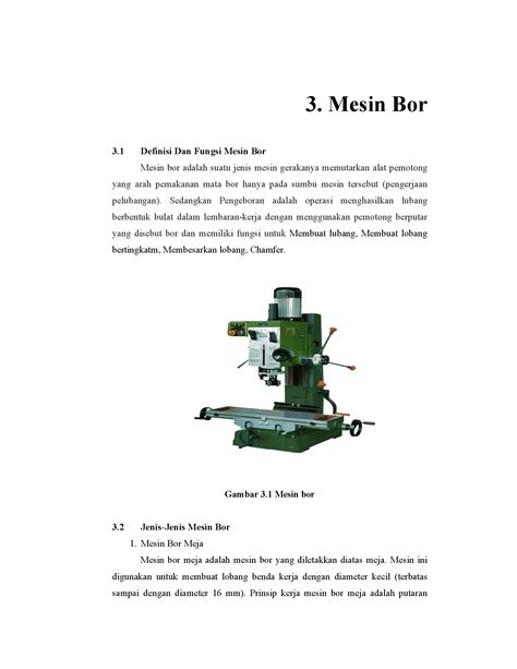 Pdf Mesin Borpdf Dokumentips