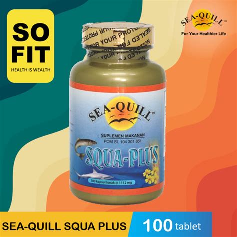 Jual Sea Quill Squa Plus Isi Tablet Sea Quill Squaplus Seaquill