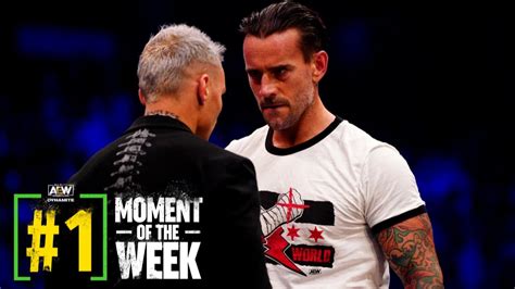 What Happened When Cm Punk And Darby Allin Came Face To Face Aew