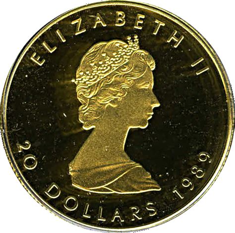 20 Dollars Elizabeth Ii 2nd Portrait Gml Bullion Coinage Canada