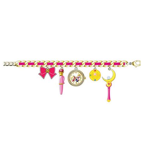 Sailor Moon Watch Charm Bracelet - Entertainment Earth