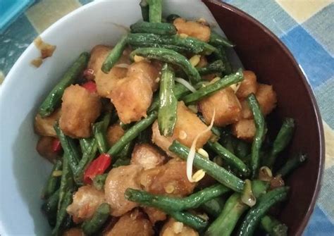 Resep Tumis Kacang Panjang Tempe Gembus Oleh Tyas Utami Cookpad