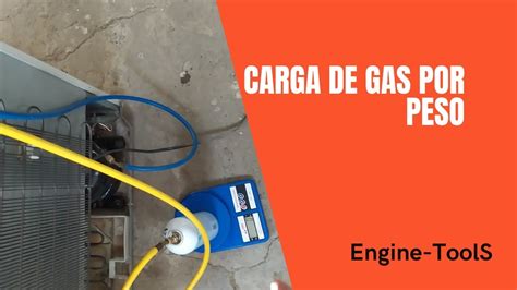 Carga De Gas Refrigerante R134a Por Peso Usando Bascula YouTube