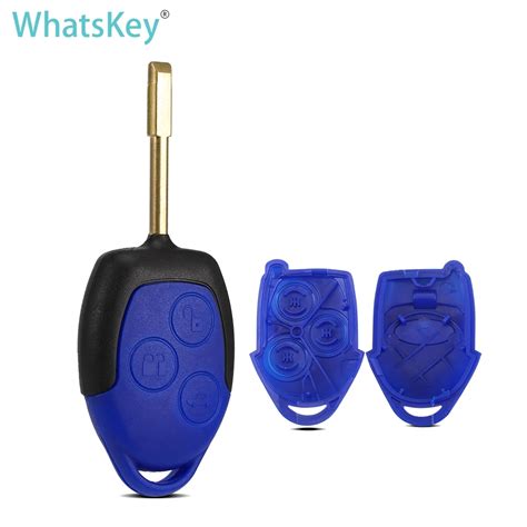 WhatsKey 3 Button For Ford Transit Connect Set Remote Car Key Shell