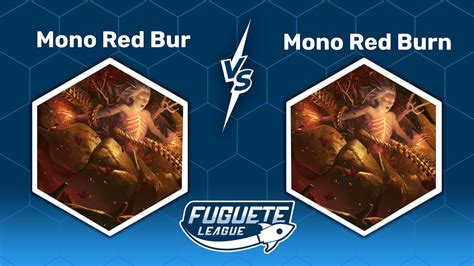 PAUPER Mono Red Burn VS Mono Red Burn Fuguete League 125 YouTube