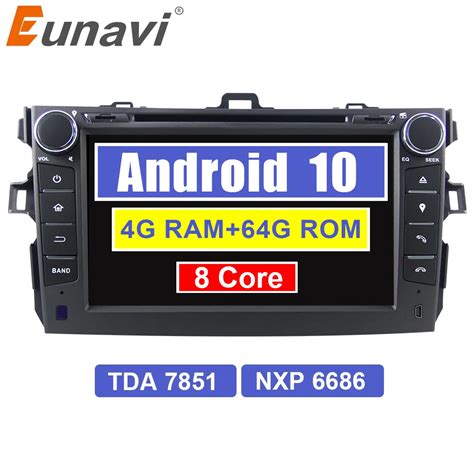 Eunavi Radio Multimedia Con GPS Para Coche Radio Con Reproductor Dvd