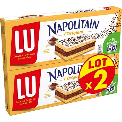 Napolitain Gâteau moelleux l Original LU Intermarché