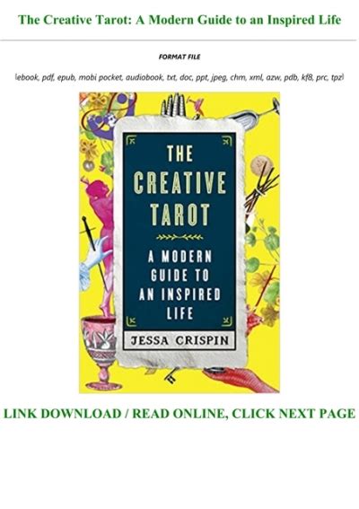 Read E Book The Creative Tarot A Modern Guide To An Inspired Life Full