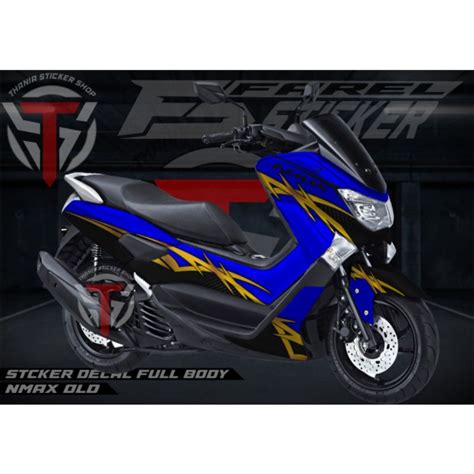 Jual Decal Yamaha Old Full Body Stiker Variasi Decal Motor Nmax Old