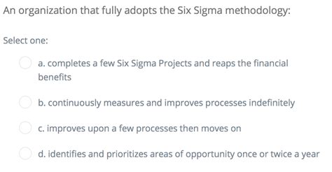 When Prioritizing Six Sigma Projects Within An Organization Pentecost Dietrich