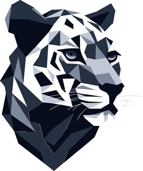 Premium Vector Savage Beauty Black Leopard Logo Stalking Excellence