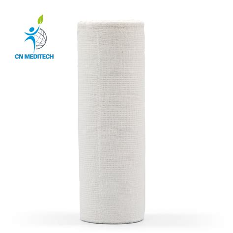 Medical Disposable Surgical Soft Non Sterile Absorbent Cotton Stretch Conforming Gauze Roll